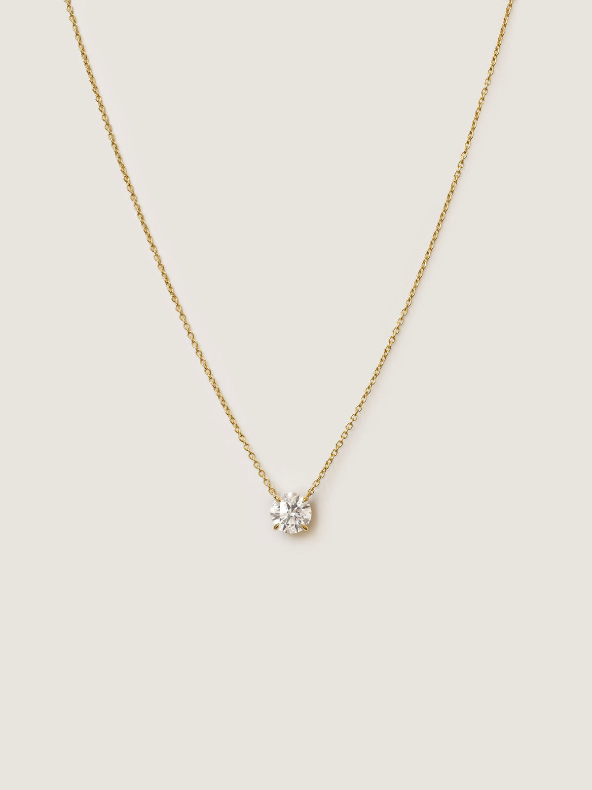 2 Ct Round Brilliant Diamond Pendant Necklace | Classic Solitaire  Necklace