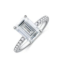 3.5 CT Brilliant Cut Moissanite Engagement Ring