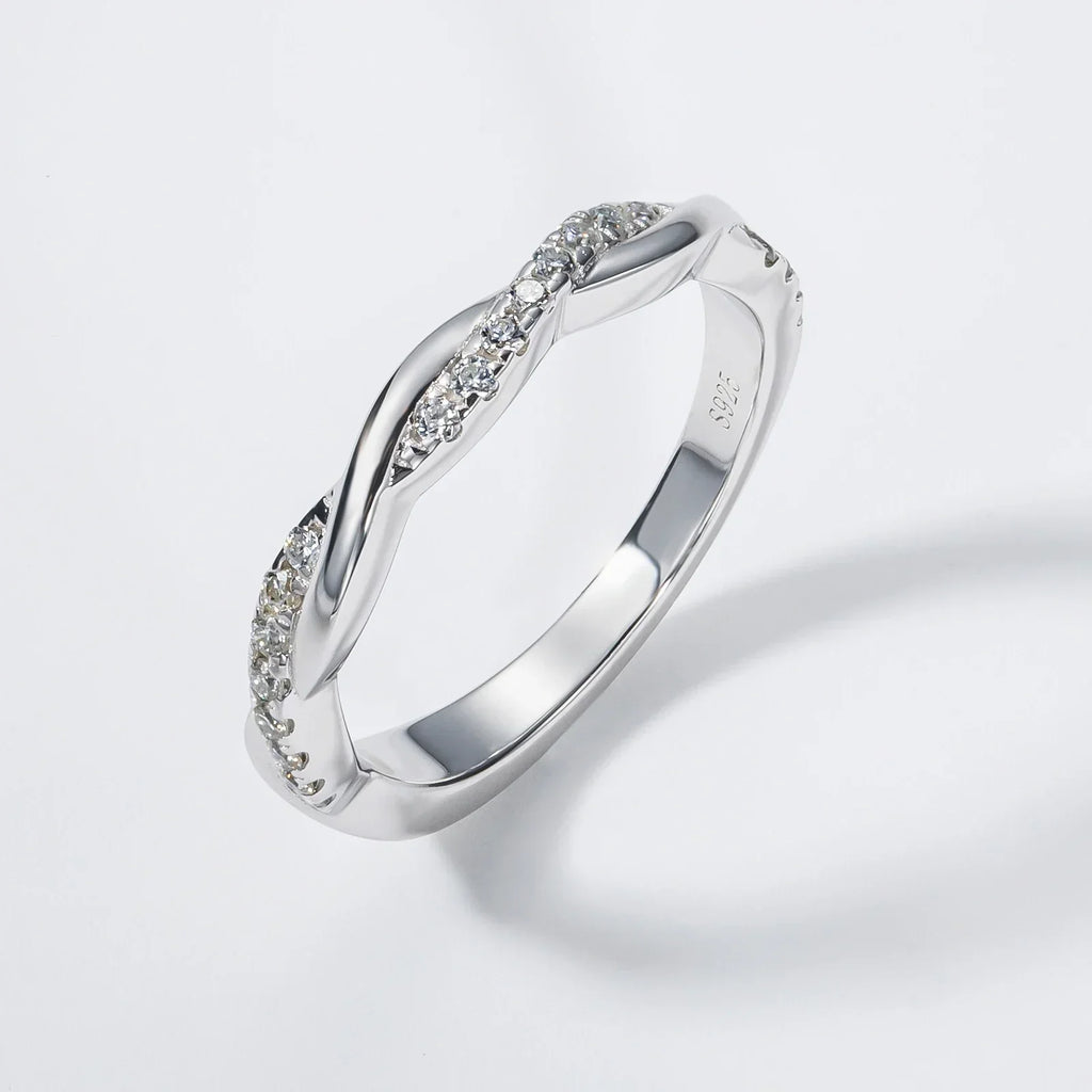 2.5 CTTW Princess Cut Moissanite Bridal Ring Set