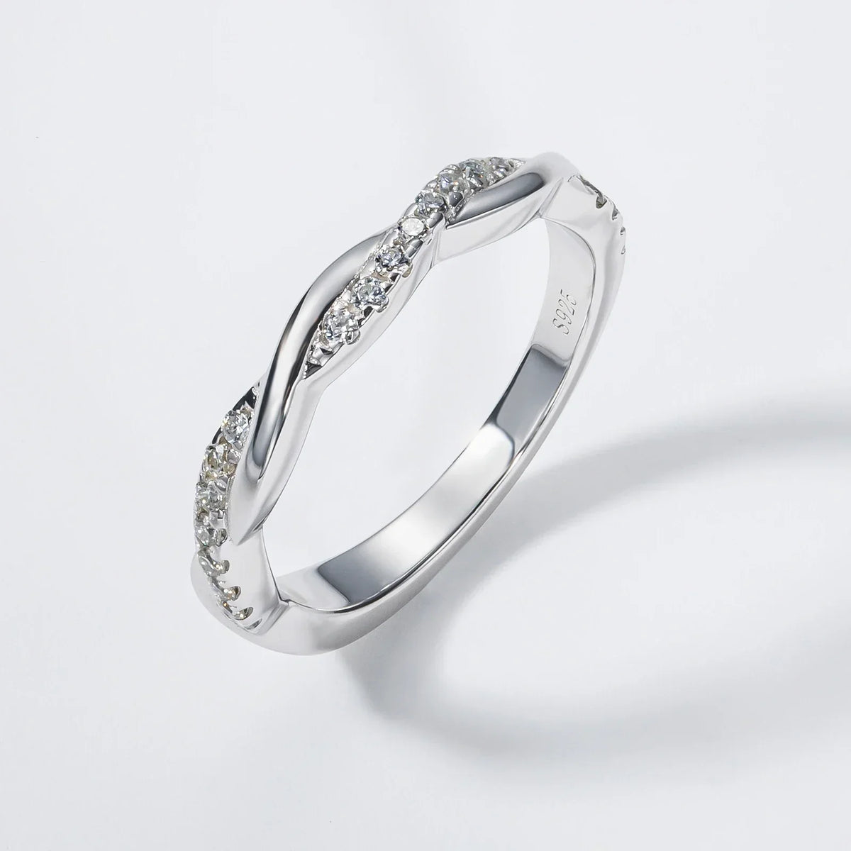 2.5 CTTW Princess Cut Moissanite Bridal Ring Set