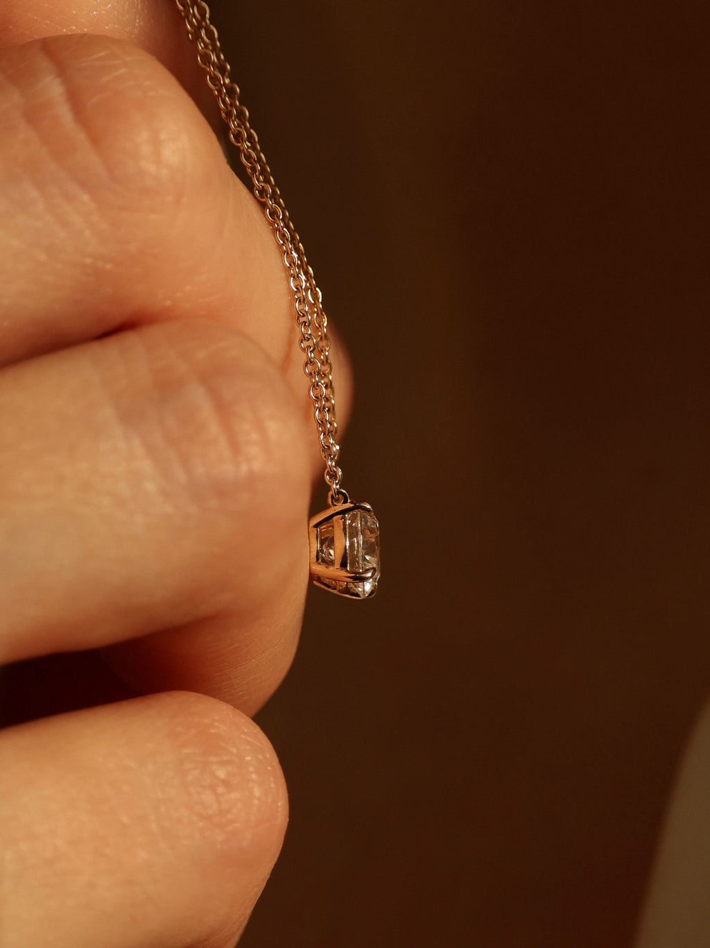 2 Ct Round Brilliant Diamond Pendant Necklace | Classic Solitaire  Necklace